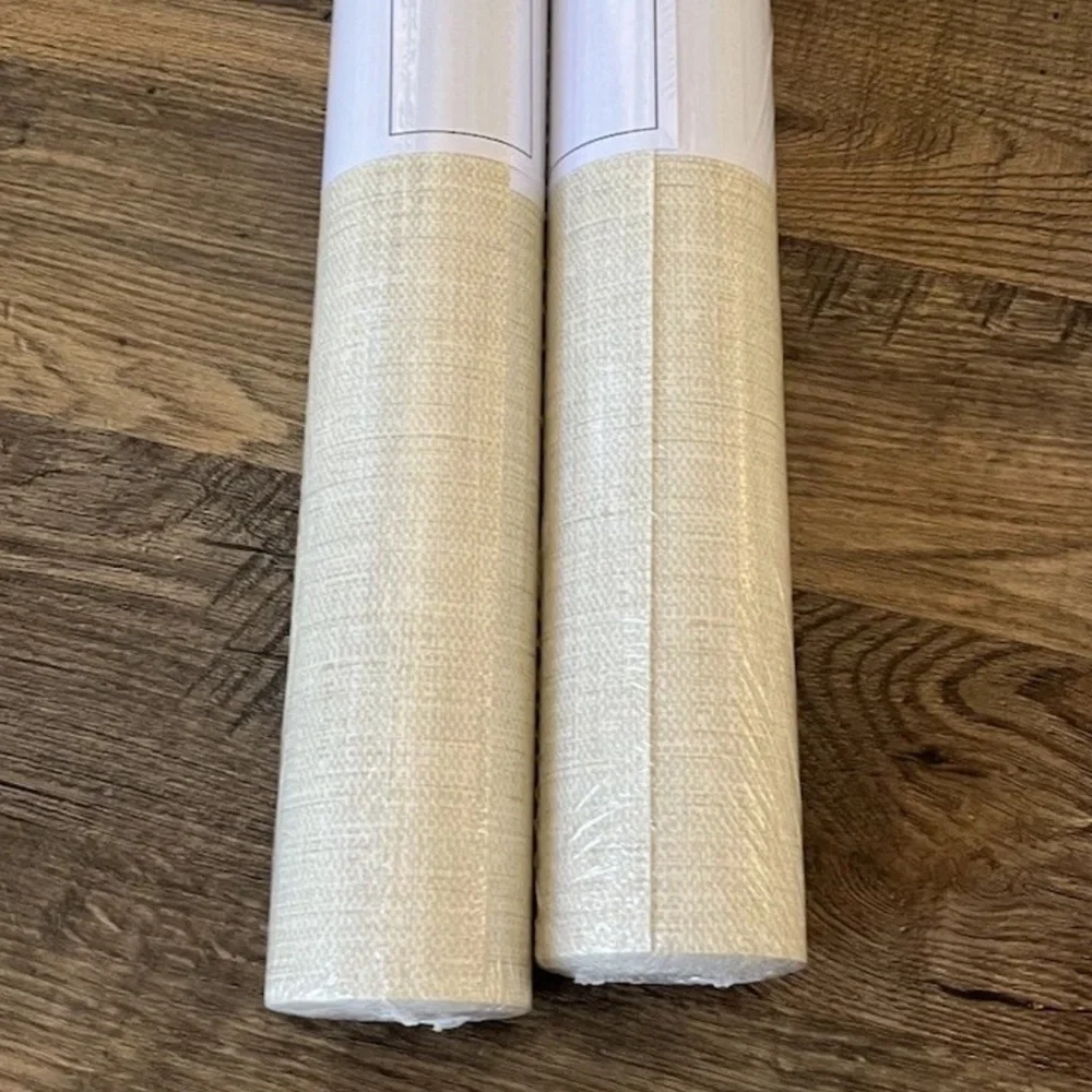 NWT SEABROOK Wallpaper BV30205 Easy Living Alabaster 2 Dbl Rolls Faux Grasscloth